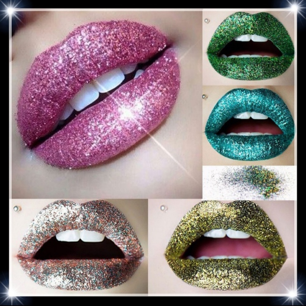 Glitter Lipstick & Powder set!!! - Picture 2 of 2